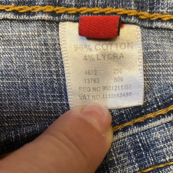 Outback Red Women's Blue short wide leg Jeans - Picture 4 of 12